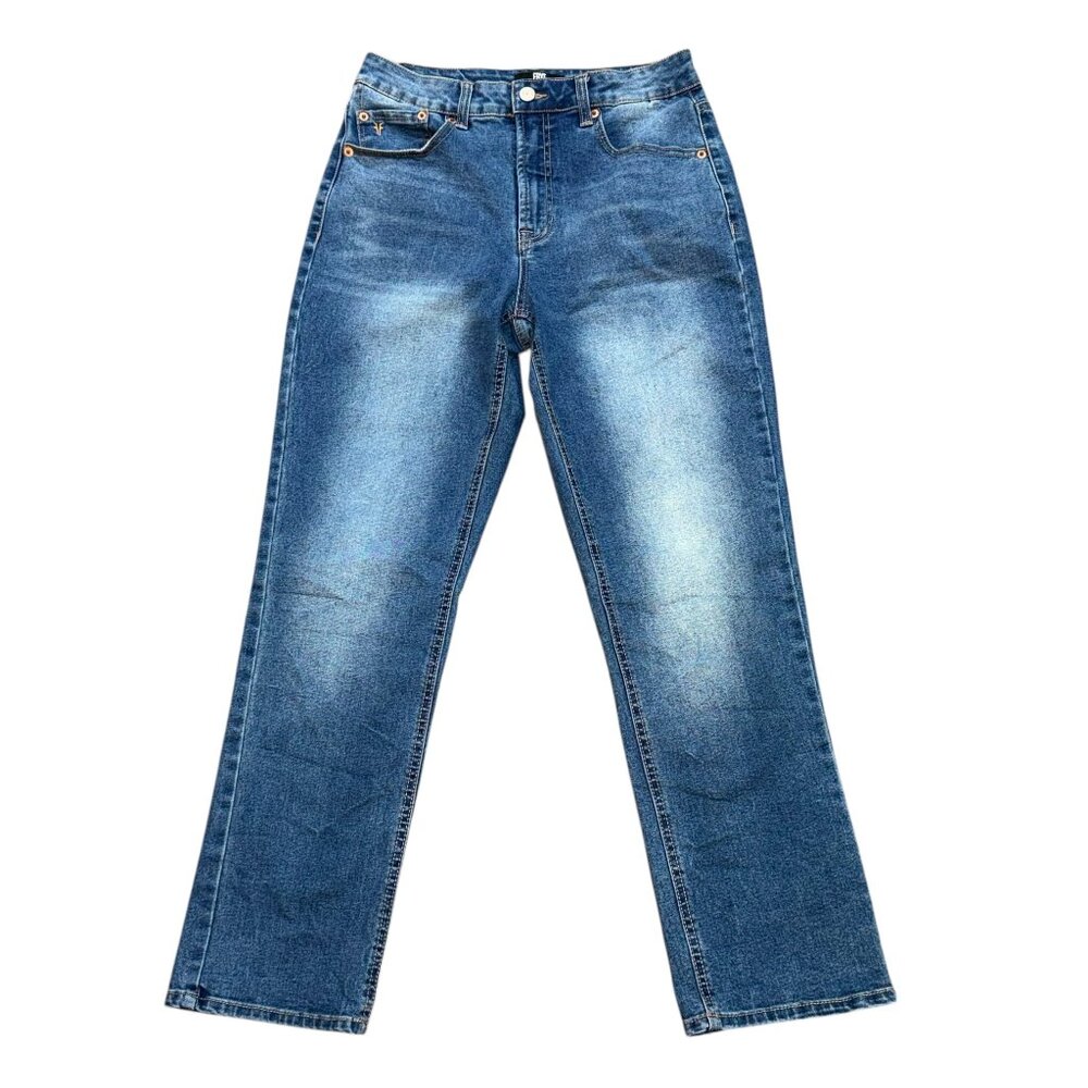 FRYE Straight Leg Medium‎ Wash Denim Jeans Size 2/26 Item# 1859395